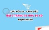 Giải bài 2 trang 56 Hóa 10 Cánh Diều SGK